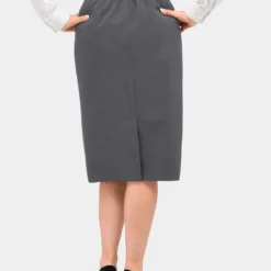 GOLDNER Midi Rokken Rok Dames Grijs -About You Winkel 05d6166febcd7480b97b1fbe00164dd4 scaled