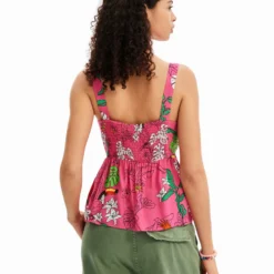 Desigual Blouse Tops Blouse JOANA Dames Rood -About You Winkel 0704f854bccb81f3c0e10ff10ffd656e scaled