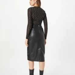 WAREHOUSE Midi Rokken Rok Dames Zwart -About You Winkel 072731ded85427f7b7495fa33981aee3 scaled