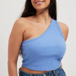 NA-KD Crop Tops Top Dames Hemelsblauw -About You Winkel 0c34da6c7c266b6e07c4349eebb77ec4 scaled