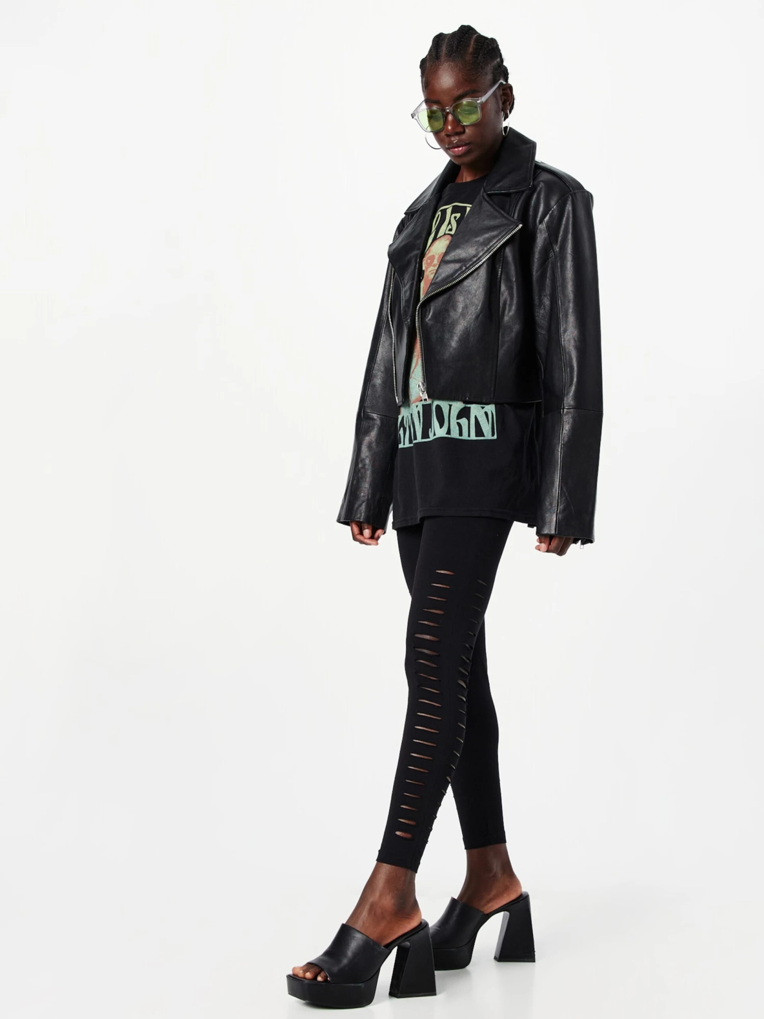 About You Pantalons Regular Broek Elisa Dames Zwart 7 About You Pantalons Regular Broek Elisa Dames Zwart - Afbeelding 5