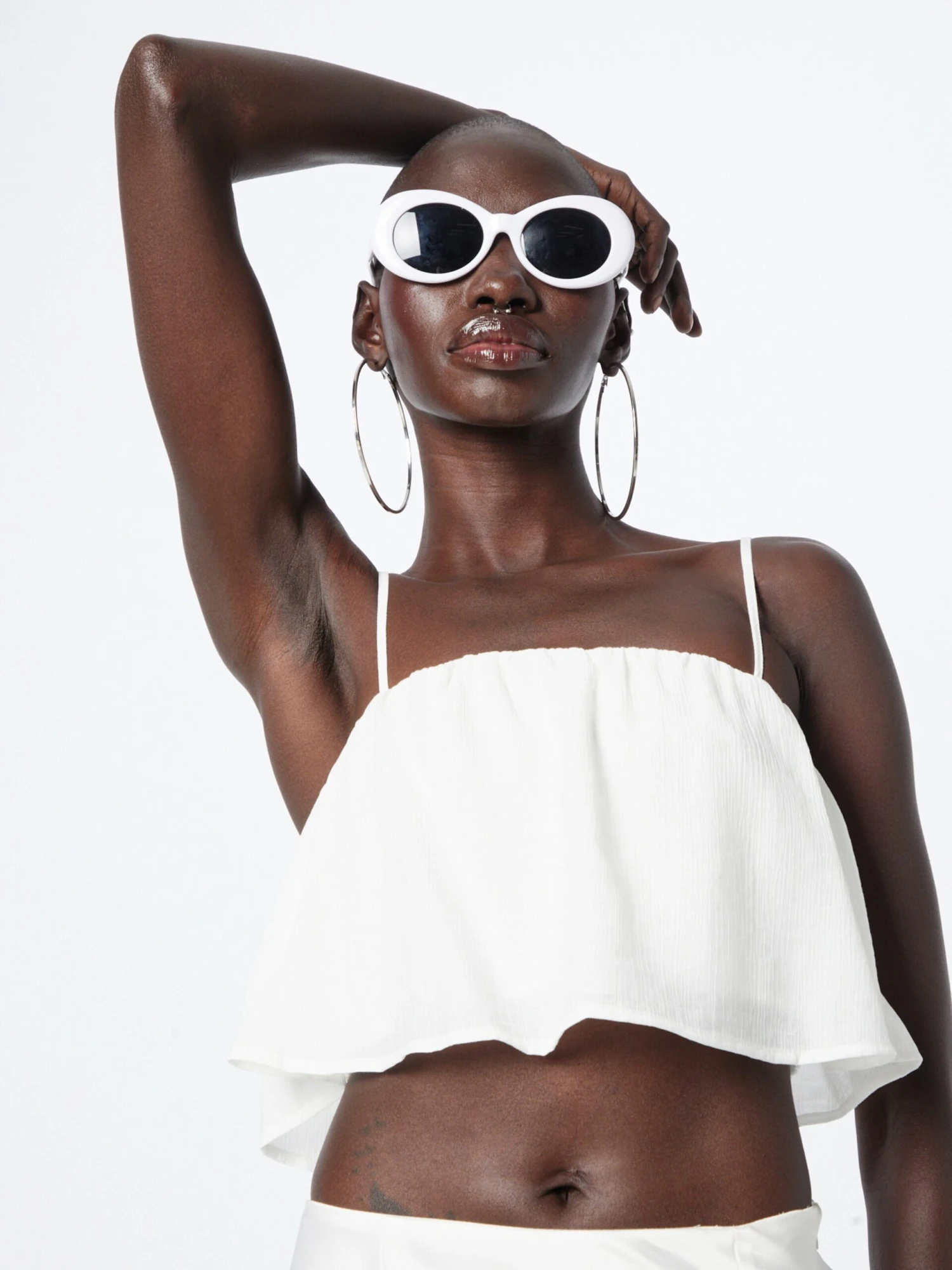 Vero Moda Crop Tops Top Felicia Dames Wit 4 Vero Moda Crop Tops Top Felicia Dames Wit - Afbeelding 2