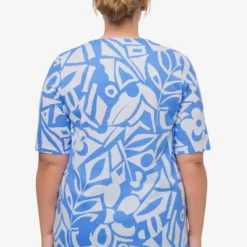 Ulla Popken T-shirts Shirt Dames Blauw -About You Winkel 11d094664ab7189e9cc024c3246df82f scaled