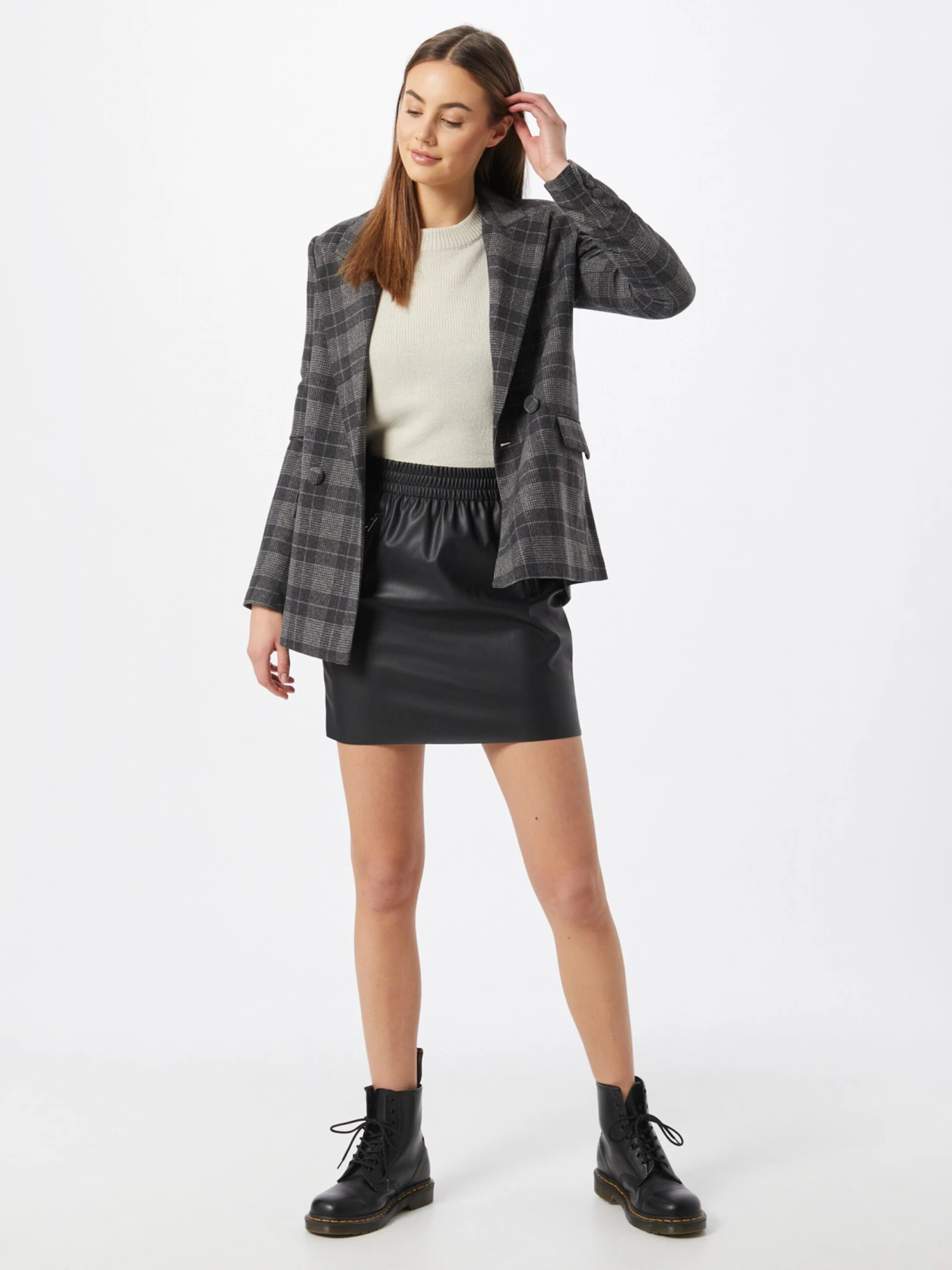 ONLY Mini Rokken Rok PINZON Dames Zwart 7 ONLY Mini Rokken Rok PINZON Dames Zwart - Afbeelding 5