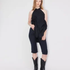 Blouse Tops Blouse Shirred Dames Zwart -About You Winkel 14f4a7e88ae28395e02fff71a4263452 scaled