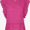Soaked In Luxury Blouse Tops Blouse Canja Dames Fuchsia