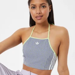 Adidas Originals Crop Tops Top Gingham Dames Limoen / Lila -About You Winkel 1b78a84d29ce8c6108544e7b953abf5d scaled