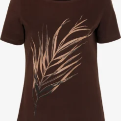 T-shirts Shirt Mikajana Dames Bruin / Lichtbruin