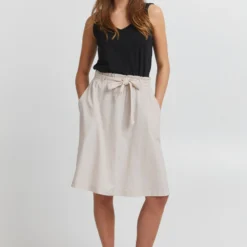 OXMO Midi Rokken Rok Lerke Dames Beige 10 OXMO Midi Rokken Rok Lerke Dames Beige -About You Winkel 1be8cfc05037f688e53d1bdd1494b55b scaled