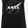 F4NT4STIC Tanktops Top NASA Classic Dames Zwart