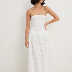 NA-KD Maxi Rokken Rok Dames Wit -About You Winkel 1ee6a0fbd14b4607b771507debaa963d scaled