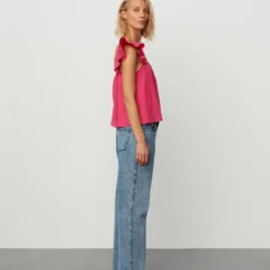 Blouse Tops Blouse Cerise Dames Fuchsia -About You Winkel 2112d18b1000e92ef4d2d28625478432 scaled