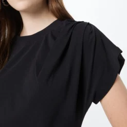 IRO T-shirts Shirt CHARRON Dames Zwart -About You Winkel 245bb40f0dcec67a760511bc3efbe9e4 scaled