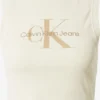 Calvin Klein Jeans Crop Tops Top MINERAL Dames Beige -About You Winkel 25832c9c8cac310549d486abbc2a1b17 scaled
