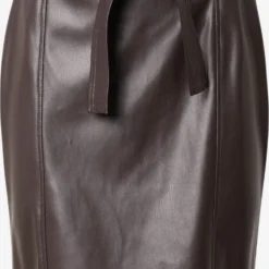 BOSS ORANGE Leren Rokken Rok Valila Dames Donkerbruin