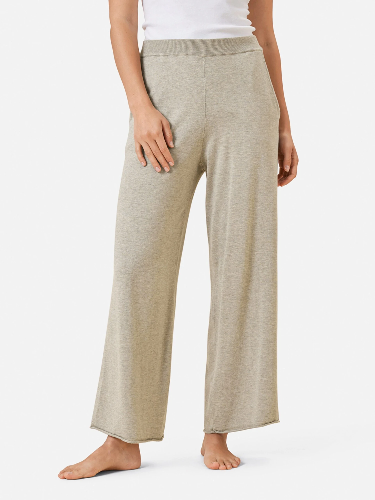 Masai Pantalons Loosefit Broek MAPella Dames Beige 4 Masai Pantalons Loosefit Broek MAPella Dames Beige - Afbeelding 2