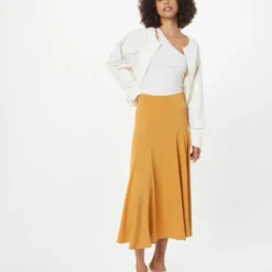 Vanessa Bruno Midi Rokken Rok Dames Goudgeel -About You Winkel 26b2822440a48f7421eff201989e7ef3 scaled