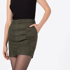 ONLY Leren Rokken Rok Julie Dames Donkergroen -About You Winkel 27116a54caf4ded89abe414d5aa6dbe0 scaled