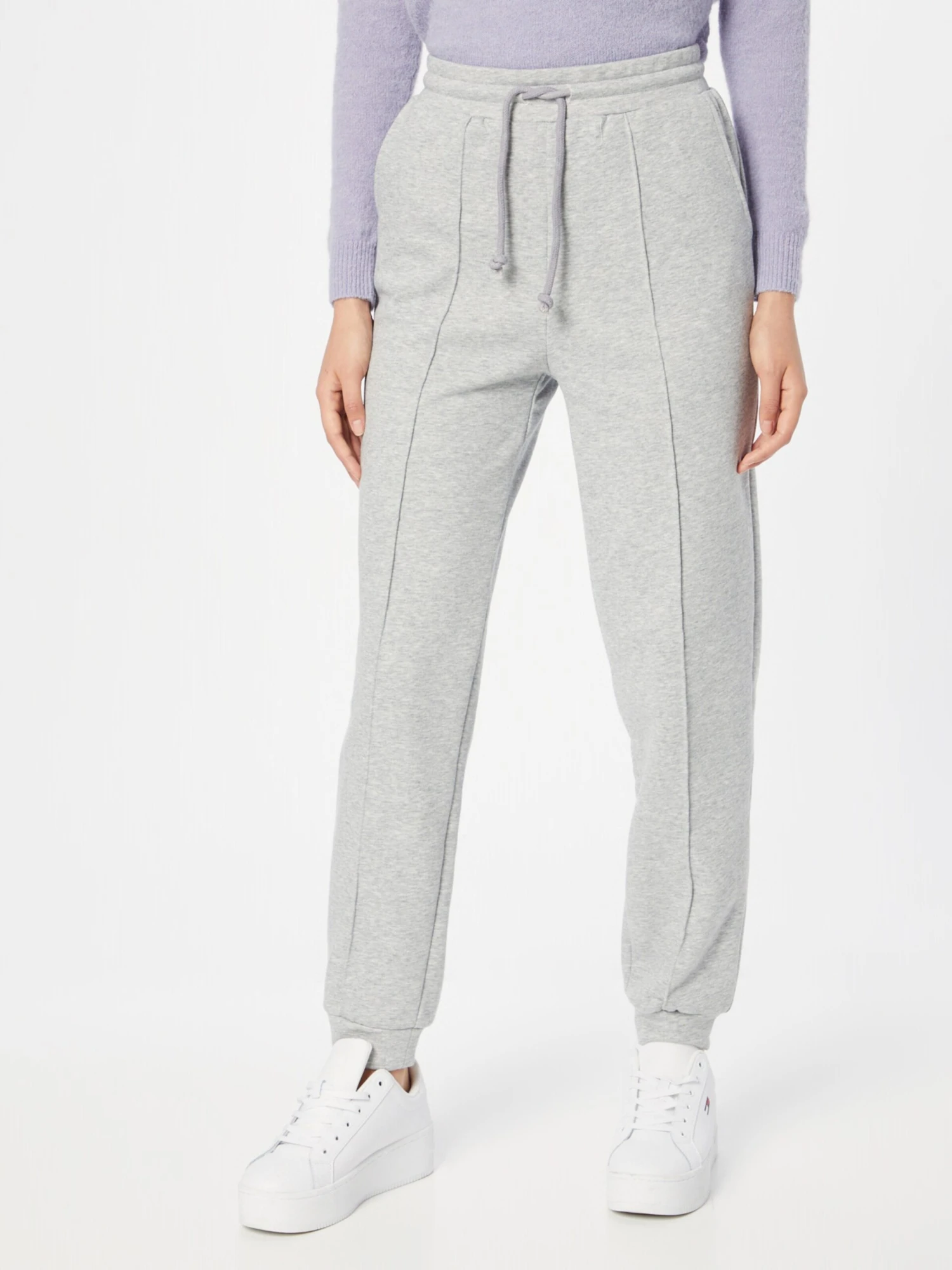 Rosemunde Pantalons Tapered Broek Dames Lichtgrijs 5 Rosemunde Pantalons Tapered Broek Dames Lichtgrijs - Afbeelding 3