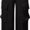 EDITED Pantalons Regular Broek Neveah Dames Zwart -About You Winkel 279284de7c2921072d705c3d2f5771ce