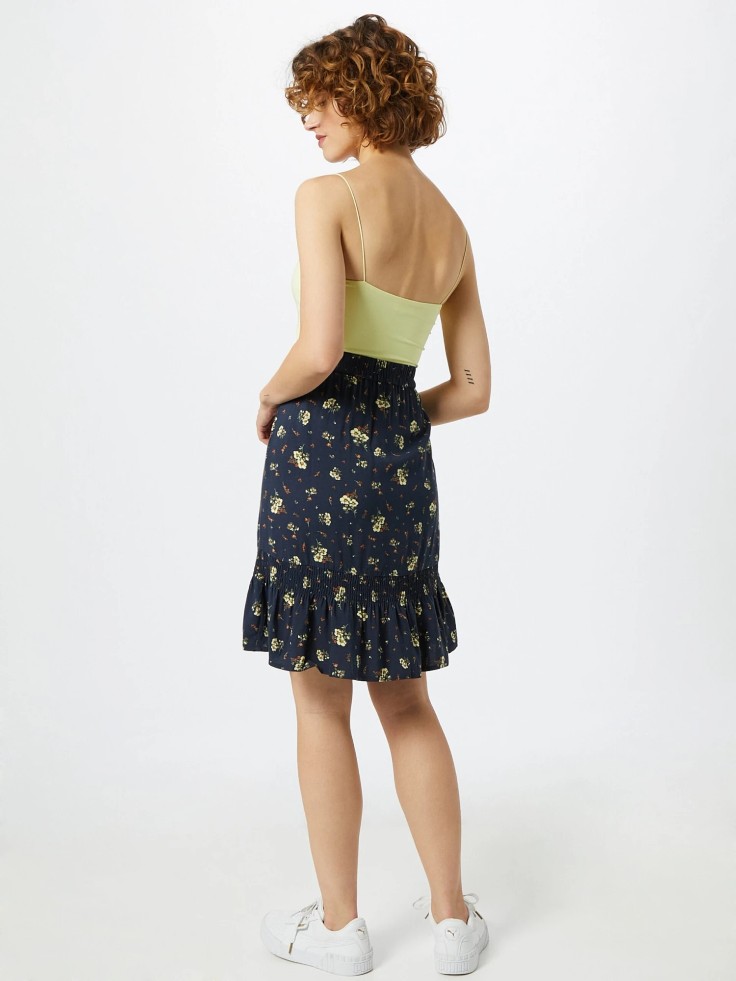 MOSS COPENHAGEN Midi Rokken Rok Emmi Dames Blauw 5 MOSS COPENHAGEN Midi Rokken Rok Emmi Dames Blauw - Afbeelding 3