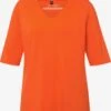 Ulla Popken T-shirts Shirt Dames Lichtoranje -About You Winkel 282c031059a9f80615dbcdc9e7f0ef01