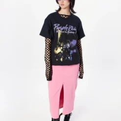 NASTY GAL T-shirts Shirt Prince Purple Rain Dames Zwart -About You Winkel 28d9b92920c985cf7a877aec66a32784 scaled