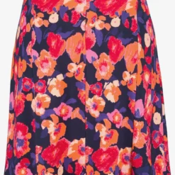 Ulla Popken Midi Rokken Rok Punto Di Roma Dames Rood