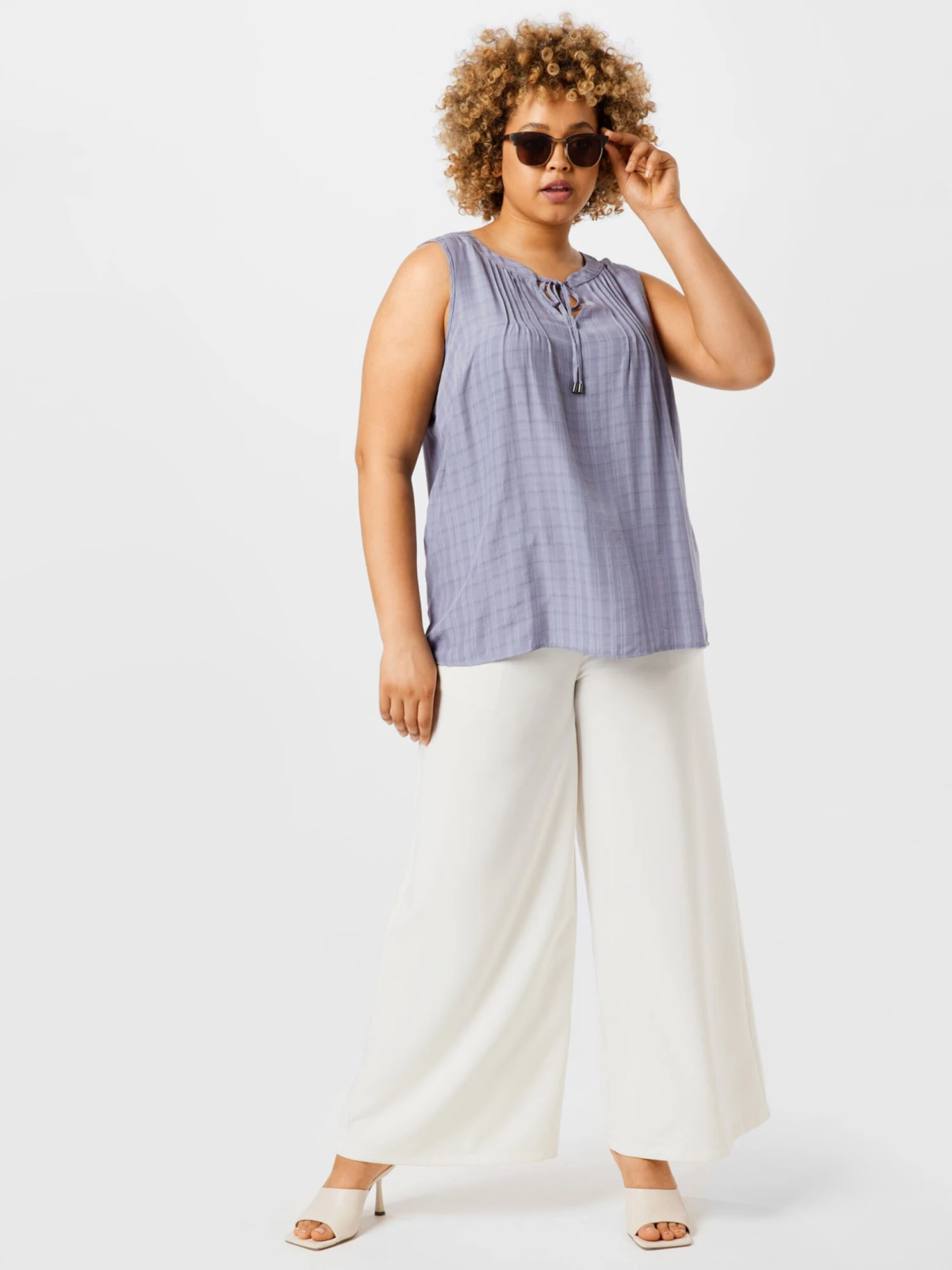 Zizzi Blouse Tops Blouse ADY Dames Zilvergrijs 7 Zizzi Blouse Tops Blouse ADY Dames Zilvergrijs - Afbeelding 5