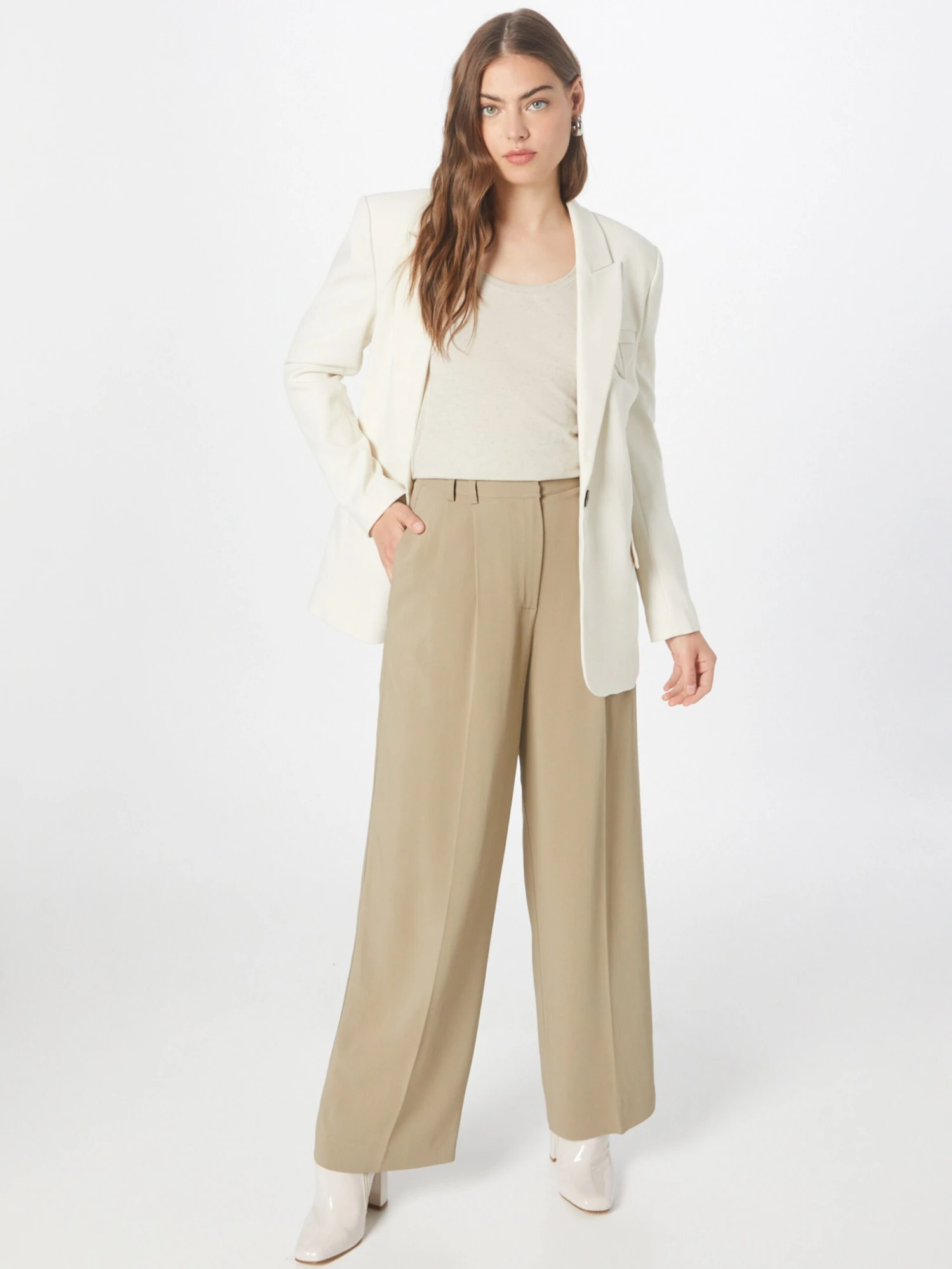 Vero Moda Tanktops Top JUNE Dames Zwart / Wolwit 7 Vero Moda Tanktops Top JUNE Dames Zwart / Wolwit - Afbeelding 5