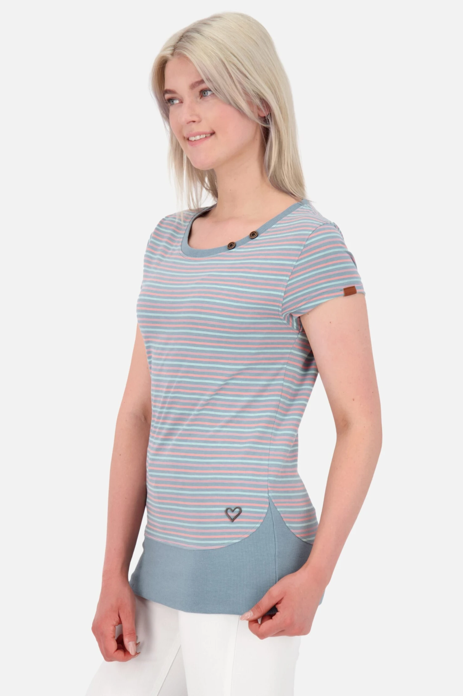 T-shirts Shirt Dames Duifblauw / Lichtblauw 6 T-shirts Shirt Dames Duifblauw / Lichtblauw - Afbeelding 4