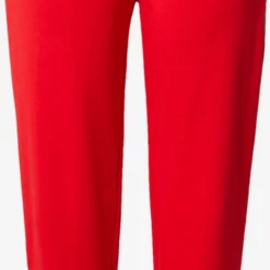 Hugo Pantalons Tapered Broek Dachibi Dames Vuurrood