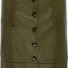 ONLY Leren Rokken Rok Kim Dames Olijfgroen -About You Winkel 2f61b402628ad8eadaf50a549ed9edda