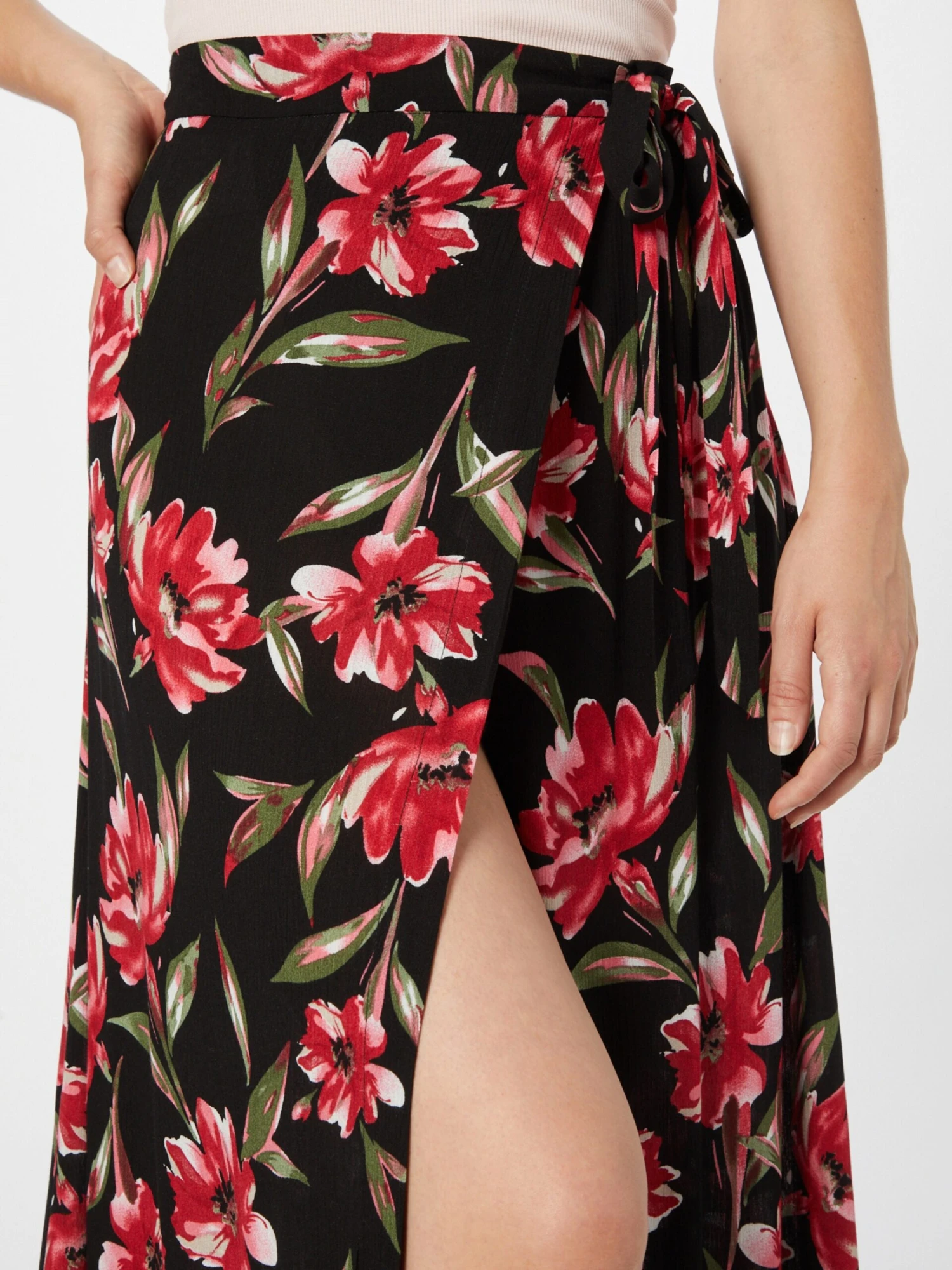 LA PETITE ETOILE Maxi Rokken Rok JUPE Dames Zwart 4 LA PETITE ETOILE Maxi Rokken Rok JUPE Dames Zwart - Afbeelding 2