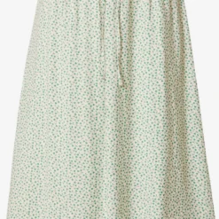 Minimum Midi Rokken Rok Frejas Dames Crème / Smaragd
