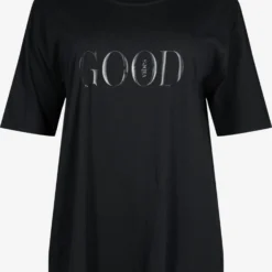 Zizzi T-shirts Shirt CLEO Dames Zwart