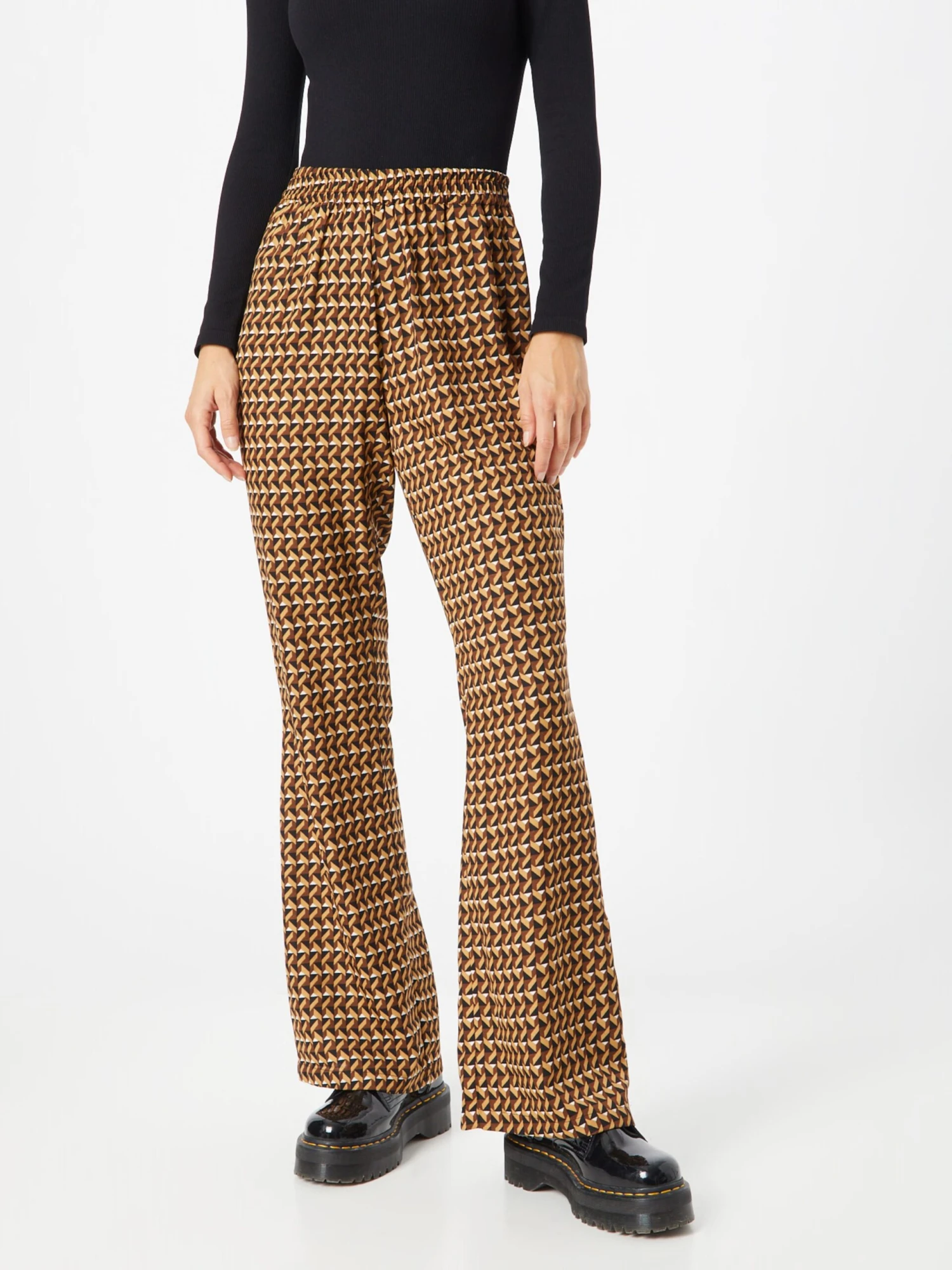 ONLY Pantalons Flared Broek DIEM LIFE Dames Bruin / Karamel 5 ONLY Pantalons Flared Broek DIEM LIFE Dames Bruin / Karamel - Afbeelding 3