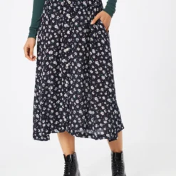 Louche Midi Rokken Rok DAISY Dames Navy -About You Winkel 36919854158d258ae096fd9103d0a1af scaled