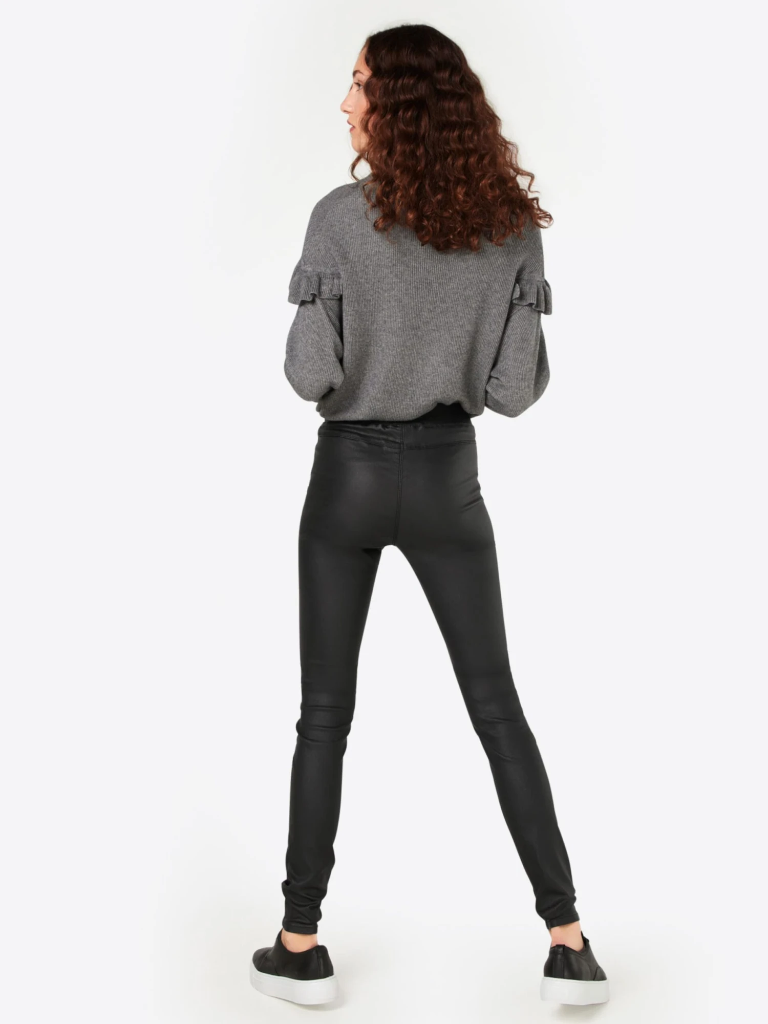 Kaffe Pantalons Slimfit Broek Ada Dames Zwart 6 Kaffe Pantalons Slimfit Broek Ada Dames Zwart - Afbeelding 4