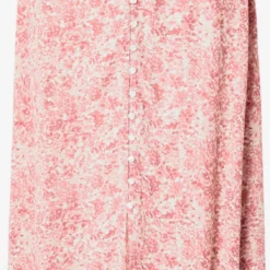 Maxi Rokken Rok Irami Dames Pastelrood / Wit
