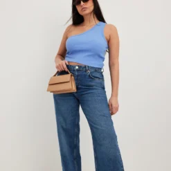 NA-KD Crop Tops Top Dames Hemelsblauw -About You Winkel 3f3f5e32713b6452448fe7d4753d8f3b scaled