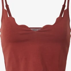 About You Crop Tops Top Auguste Dames Roestrood
