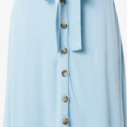 Vila Midi Rokken Rok Fanza Dames Lichtblauw