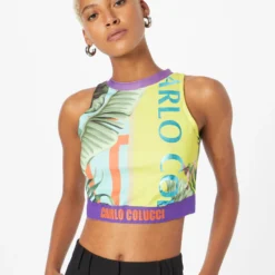 CARLO COLUCCI Crop Tops Top Dames Geel / Mintgroen -About You Winkel 43020902803ecdafa9a4a82ae2f6e690 scaled