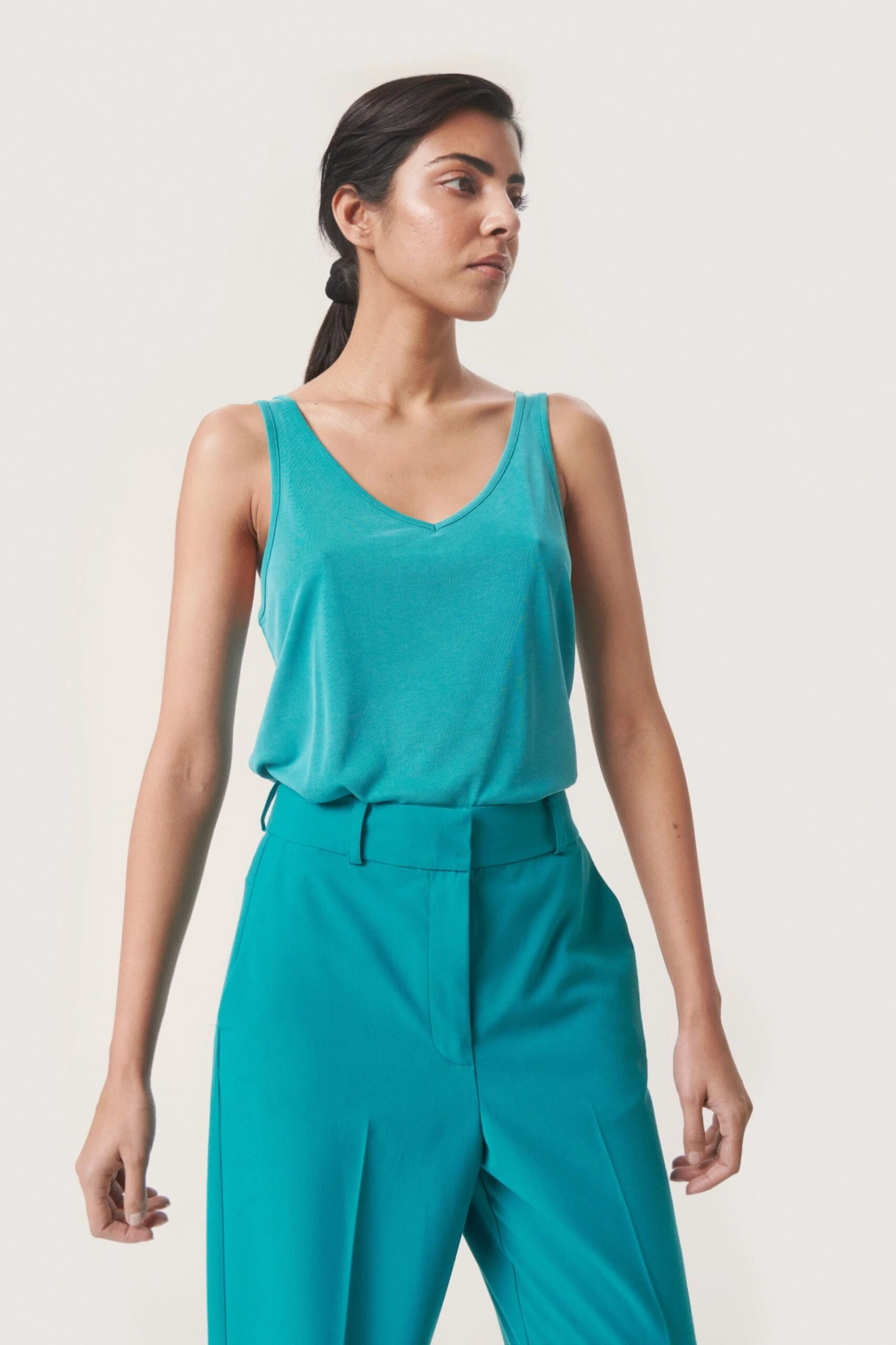 Soaked In Luxury Tanktops Top Columbine Dames Blauw 3 Soaked In Luxury Tanktops Top Columbine Dames Blauw - Afbeelding 2