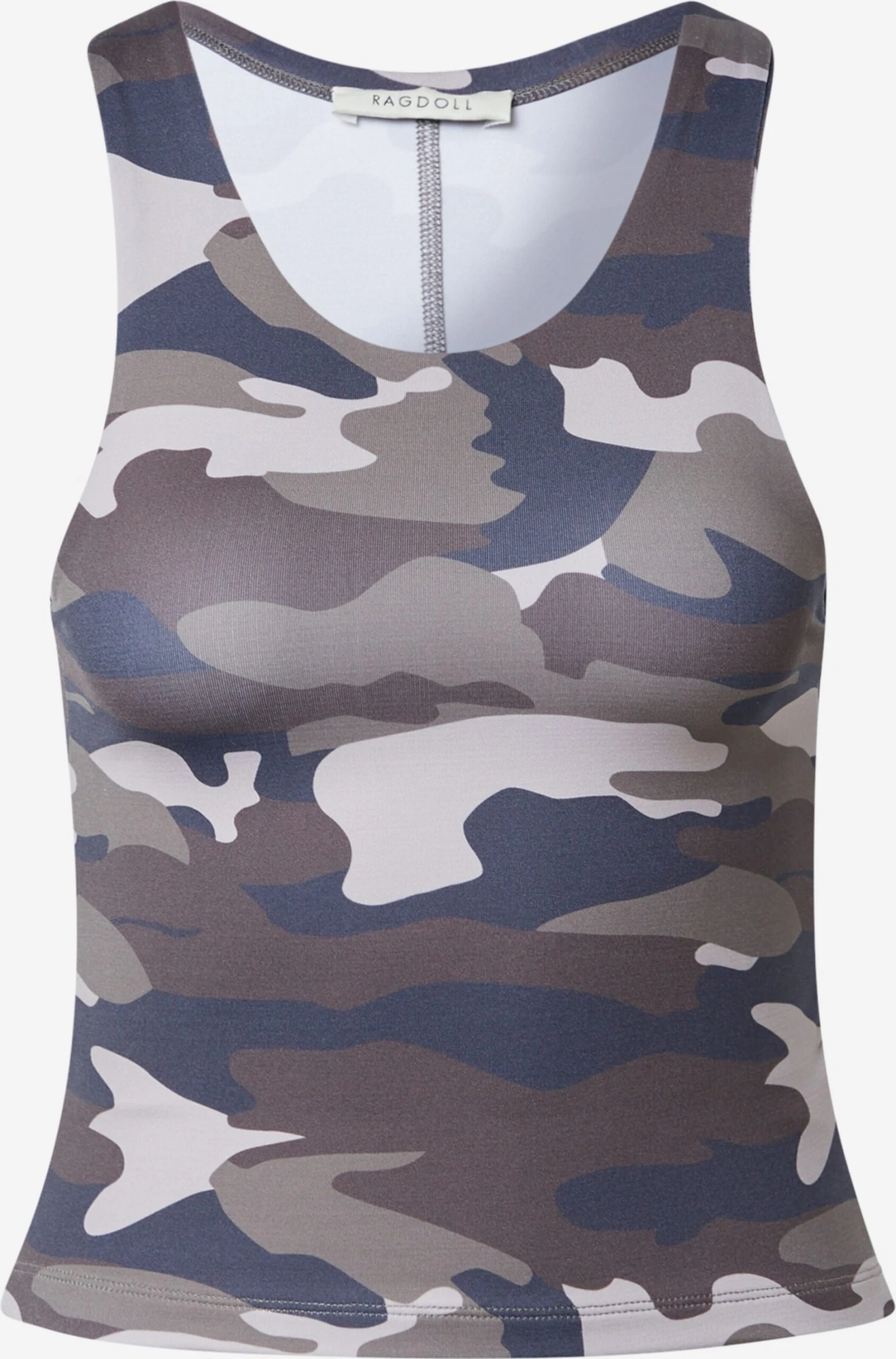 Crop Tops Top Dames Lichtgrijs / Donkergrijs 3 Crop Tops Top Dames Lichtgrijs / Donkergrijs