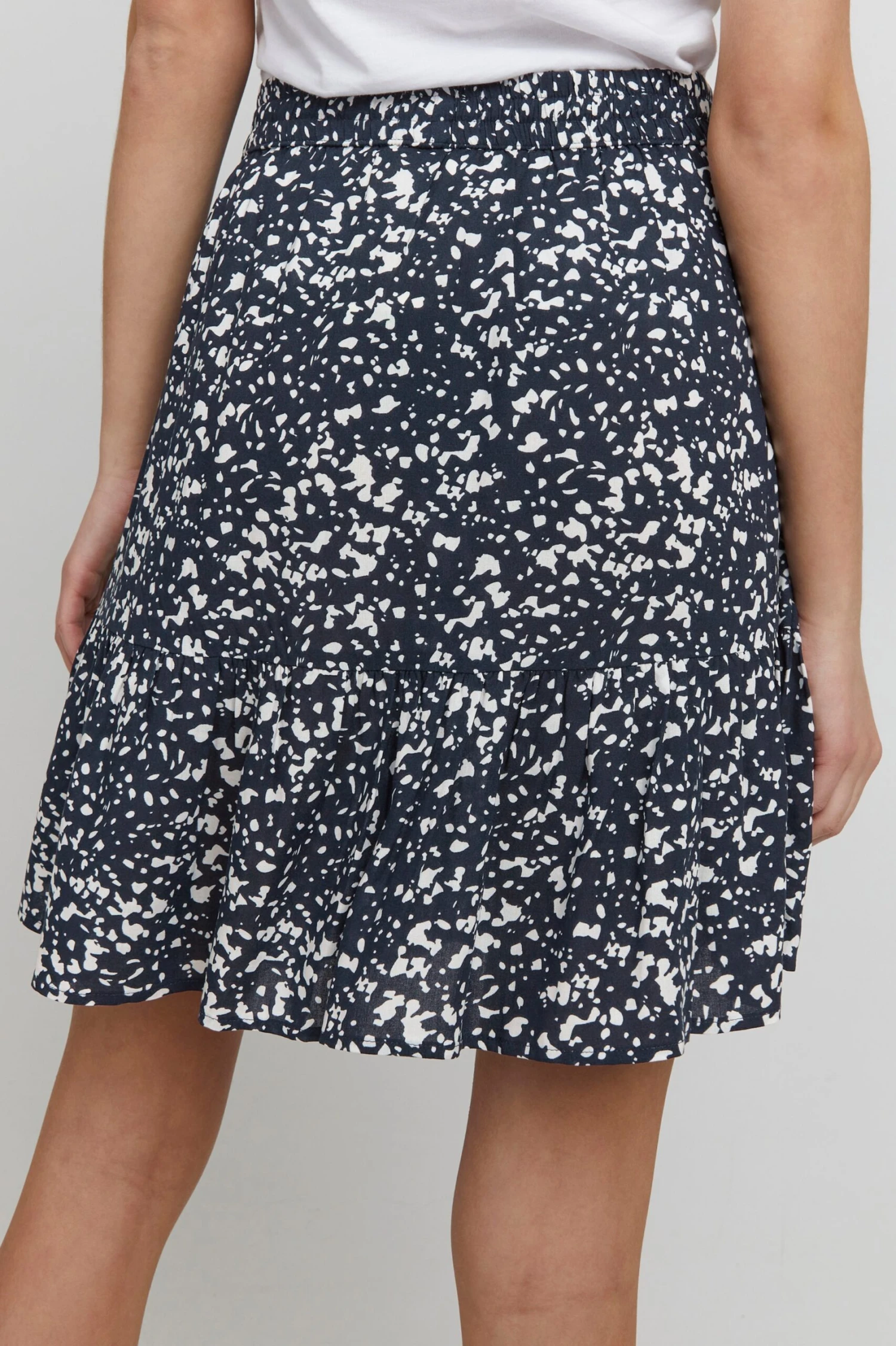 OXMO Mini Rokken Rok EIRA Dames Nachtblauw 8 OXMO Mini Rokken Rok EIRA Dames Nachtblauw - Afbeelding 6