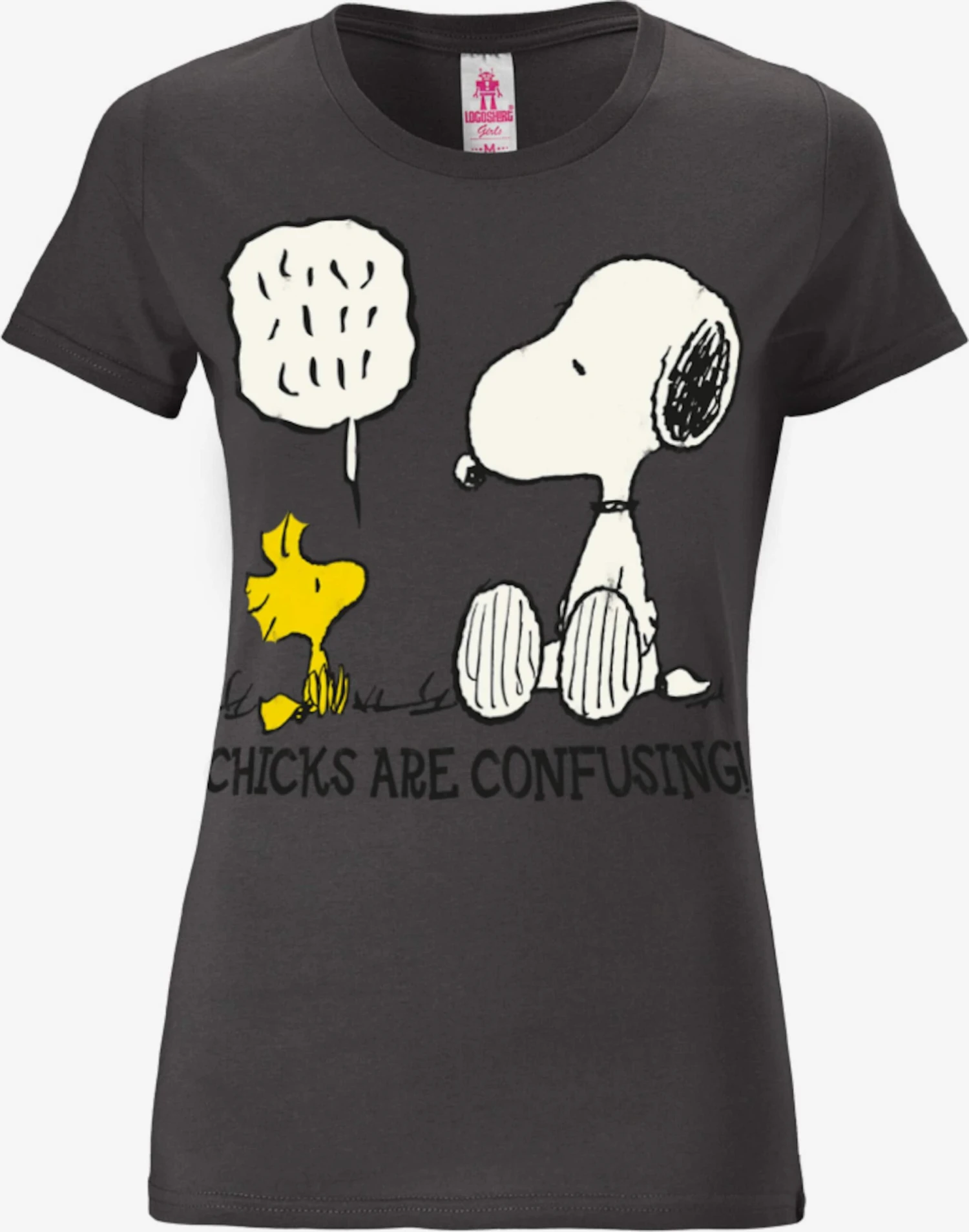 Logoshirt T-shirts Shirt Snoopy Dames Donkergrijs 3 Logoshirt T-shirts Shirt Snoopy Dames Donkergrijs
