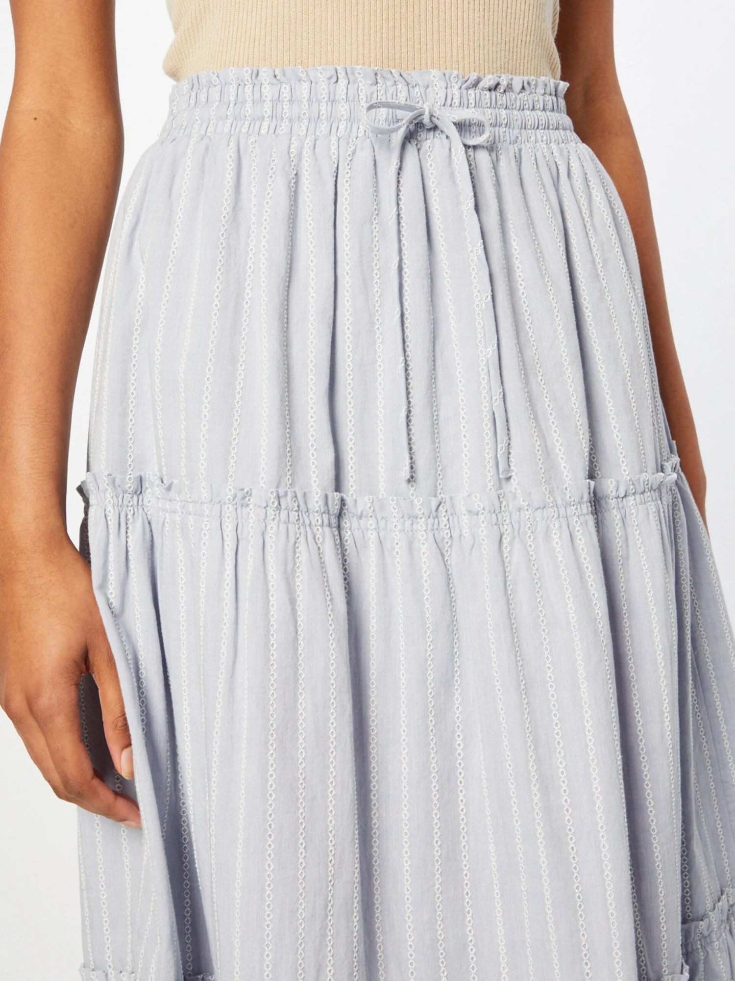 Madewell Midi Rokken Rok Dames Lichtgrijs 4 Madewell Midi Rokken Rok Dames Lichtgrijs - Afbeelding 2