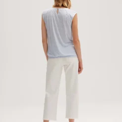OPUS Blouse Tops Blouse Sower Dames Lichtblauw -About You Winkel 4e463bba54813f8d833c62863a07787b scaled